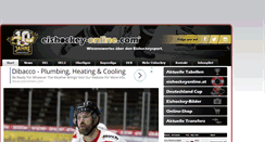 Desktop Screenshot of eishockey-online.com