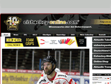 Tablet Screenshot of eishockey-online.com